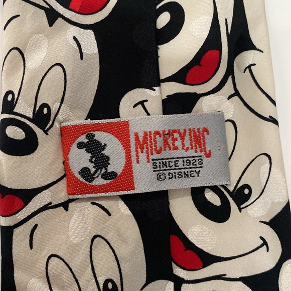 Vintage Mickey Mouse Silk Tie - Picture 5 of 8